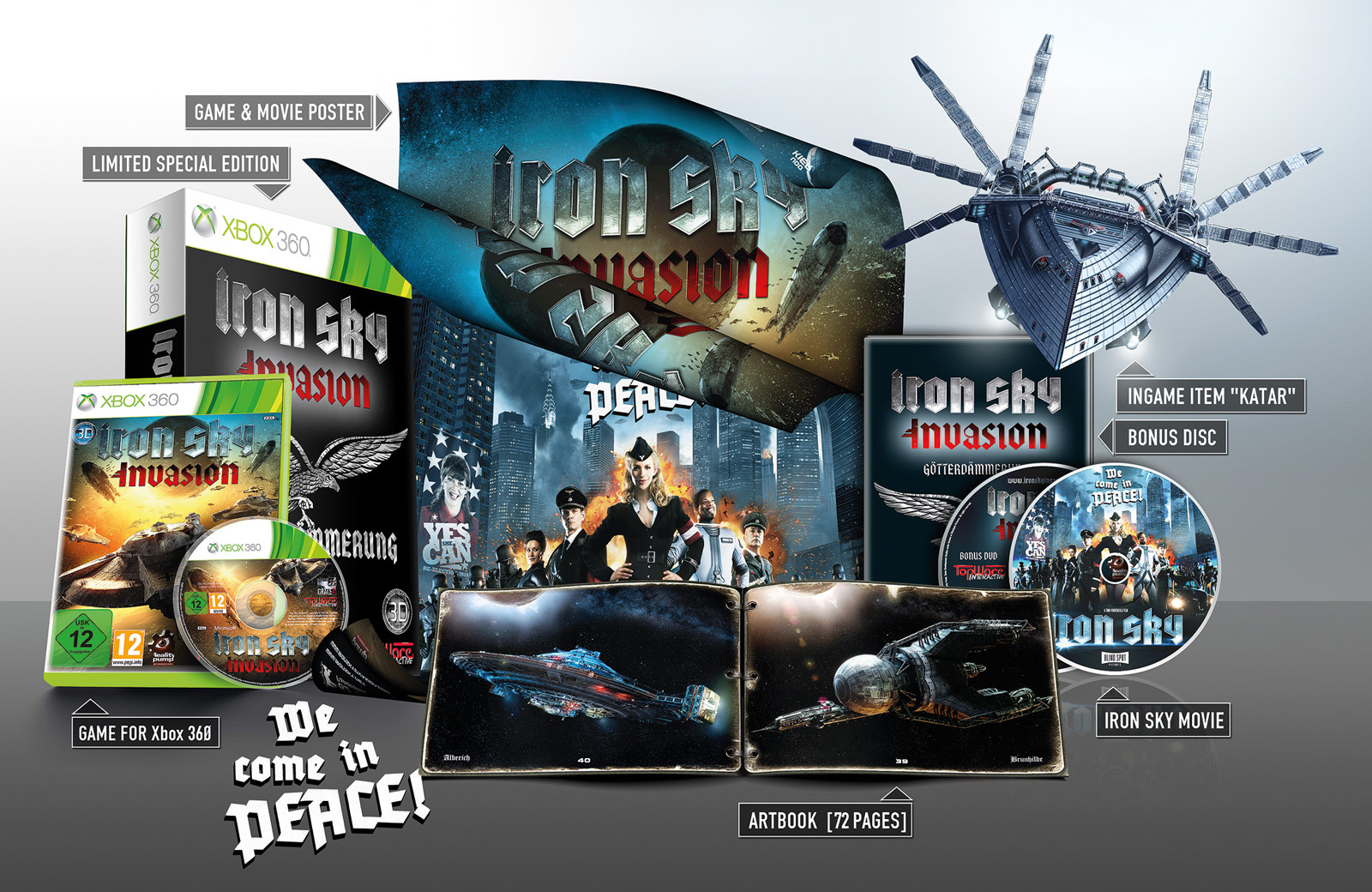 Iron Sky Invasion Goetterdaemmerung incl. film sur DVD