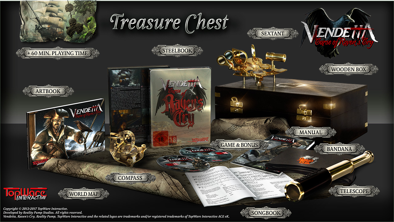 Pre-order VENDETTA: Curse of Raven's Cry - Treasure Chest